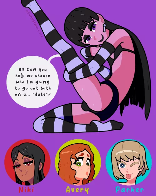 Choose a partner for Amay to do her erotic shoot (@PanNSFWartist1) [OC]