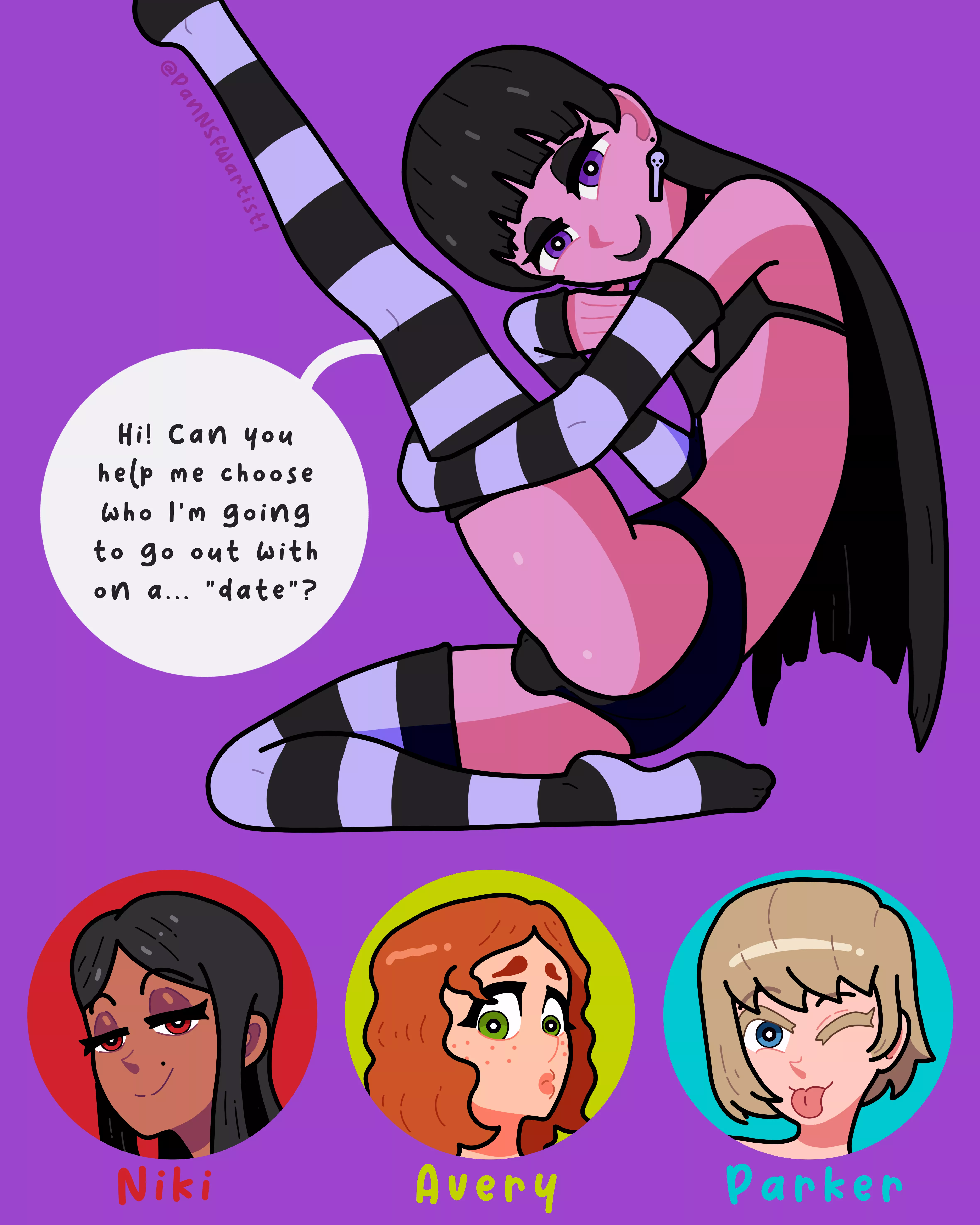 Choose a partner for Amay to do her erotic shoot (@PanNSFWartist1) [OC]