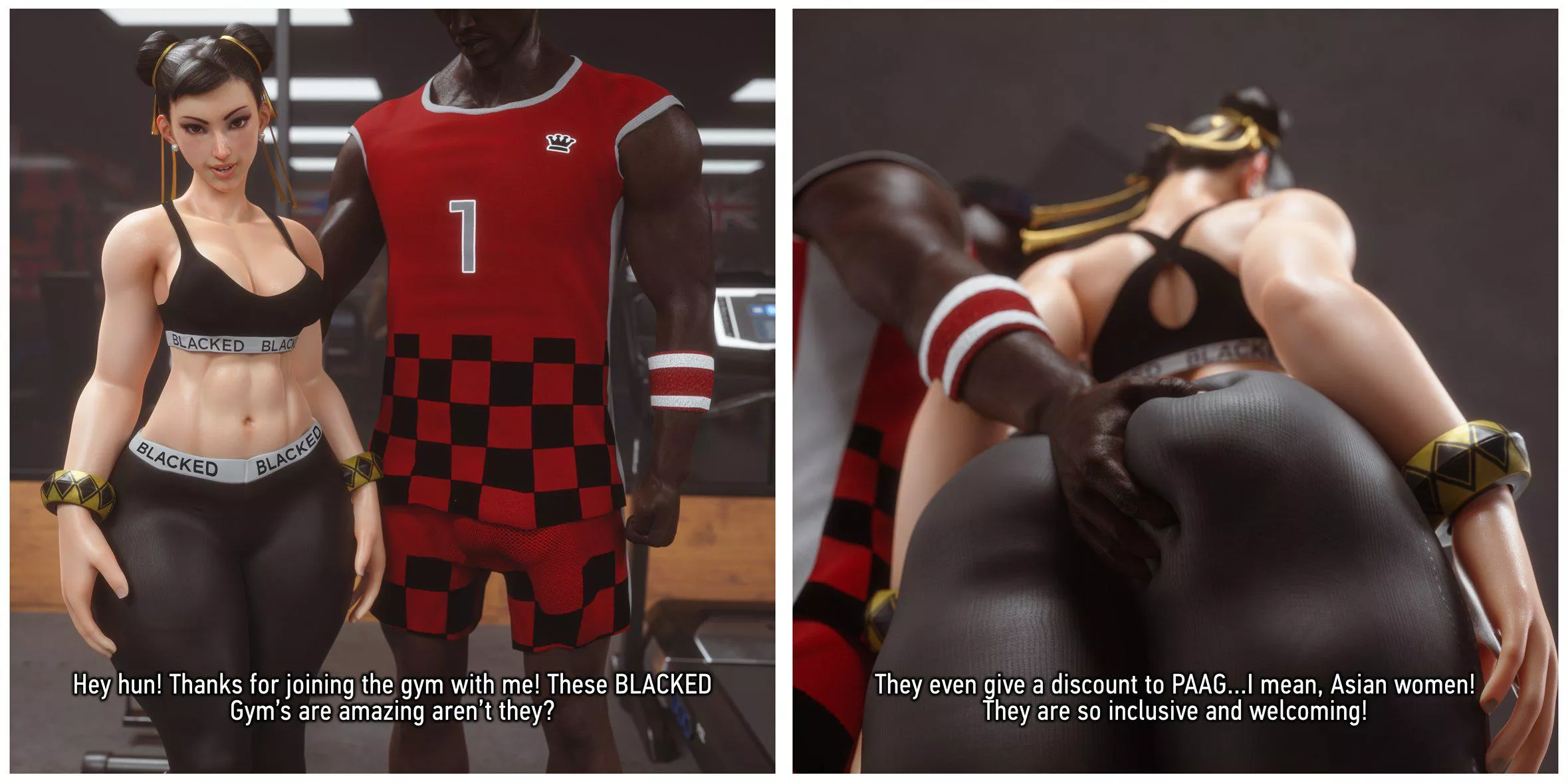 Chun-Li joins a new gym (currysfm)