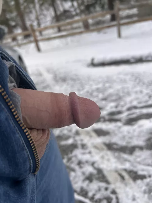 Coming out for the cold breeze 