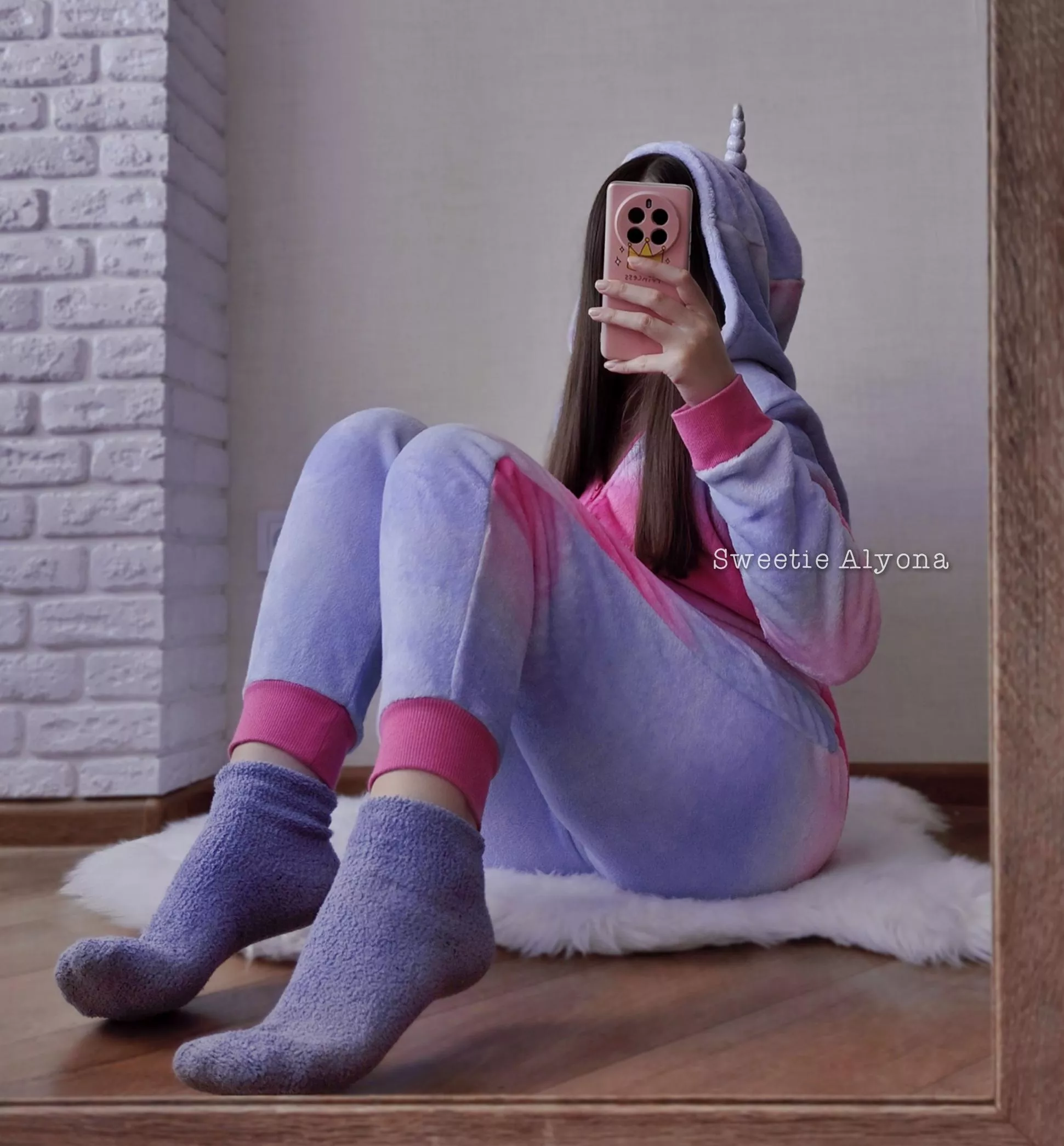 Cute and cozy 🦄💜