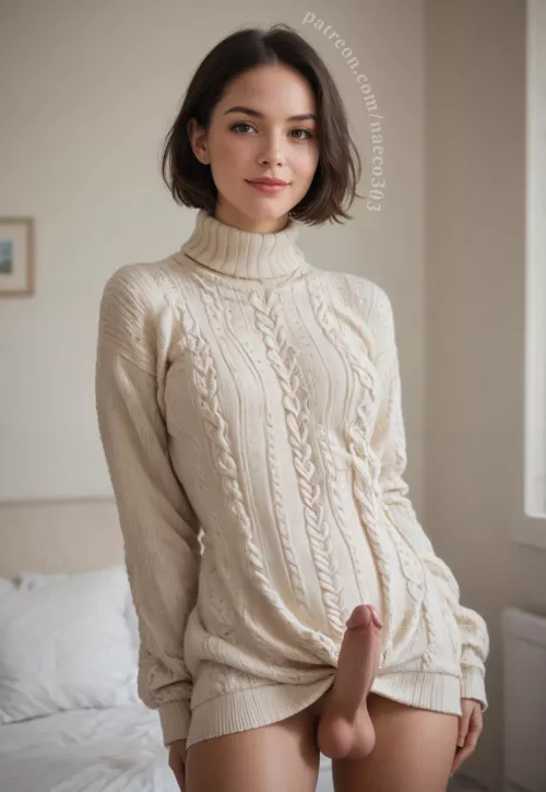 How do you feel about her decision not to wear panties today? 💙