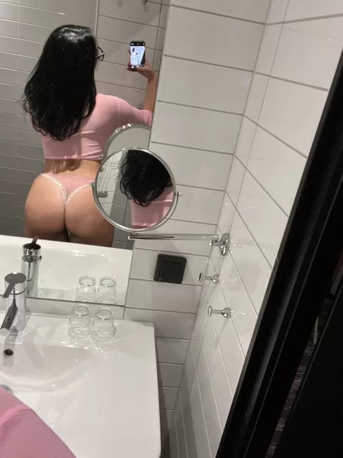 I can imagine your hot breath as you devour my ass