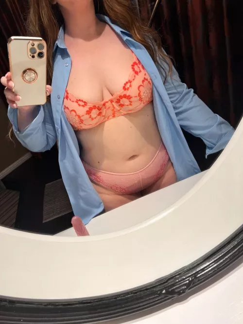 I like to keep things exciting underneath my work shirt 