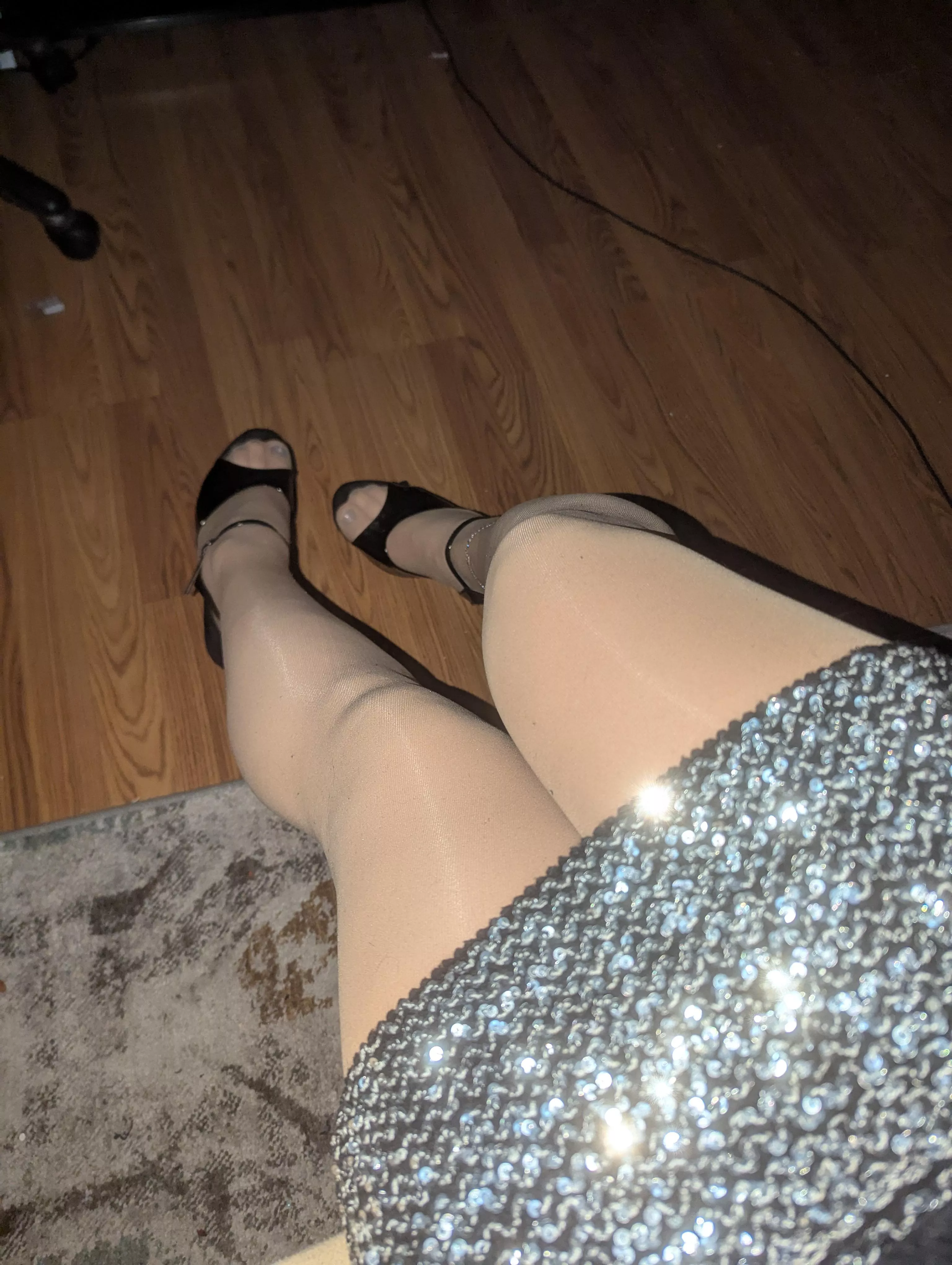 Just my nylon legs 