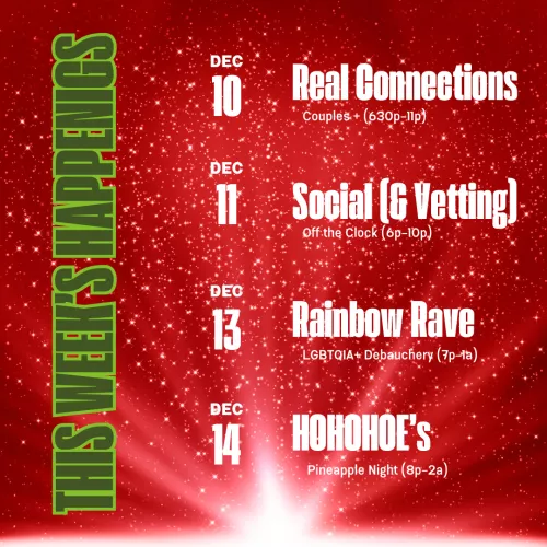 Lots to get involved in this week!...which event(s) will you be attending??