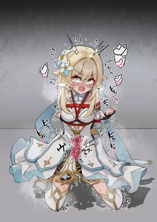 Lumine stuffed full of egg vibrators (@LucifinaI80120) [Genshin Impact]