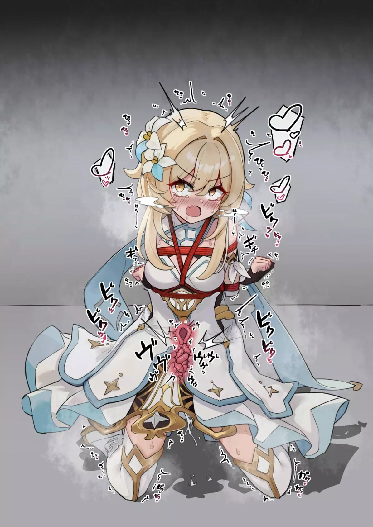 Lumine stuffed full of egg vibrators (@LucifinaI80120) [Genshin Impact]