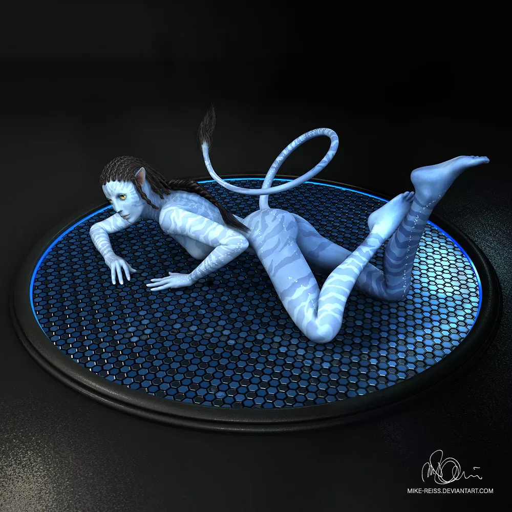 Na'vi girl render (mike_reiss)