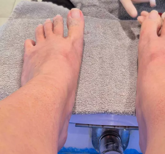 Nothing more friendly than a pedicure!