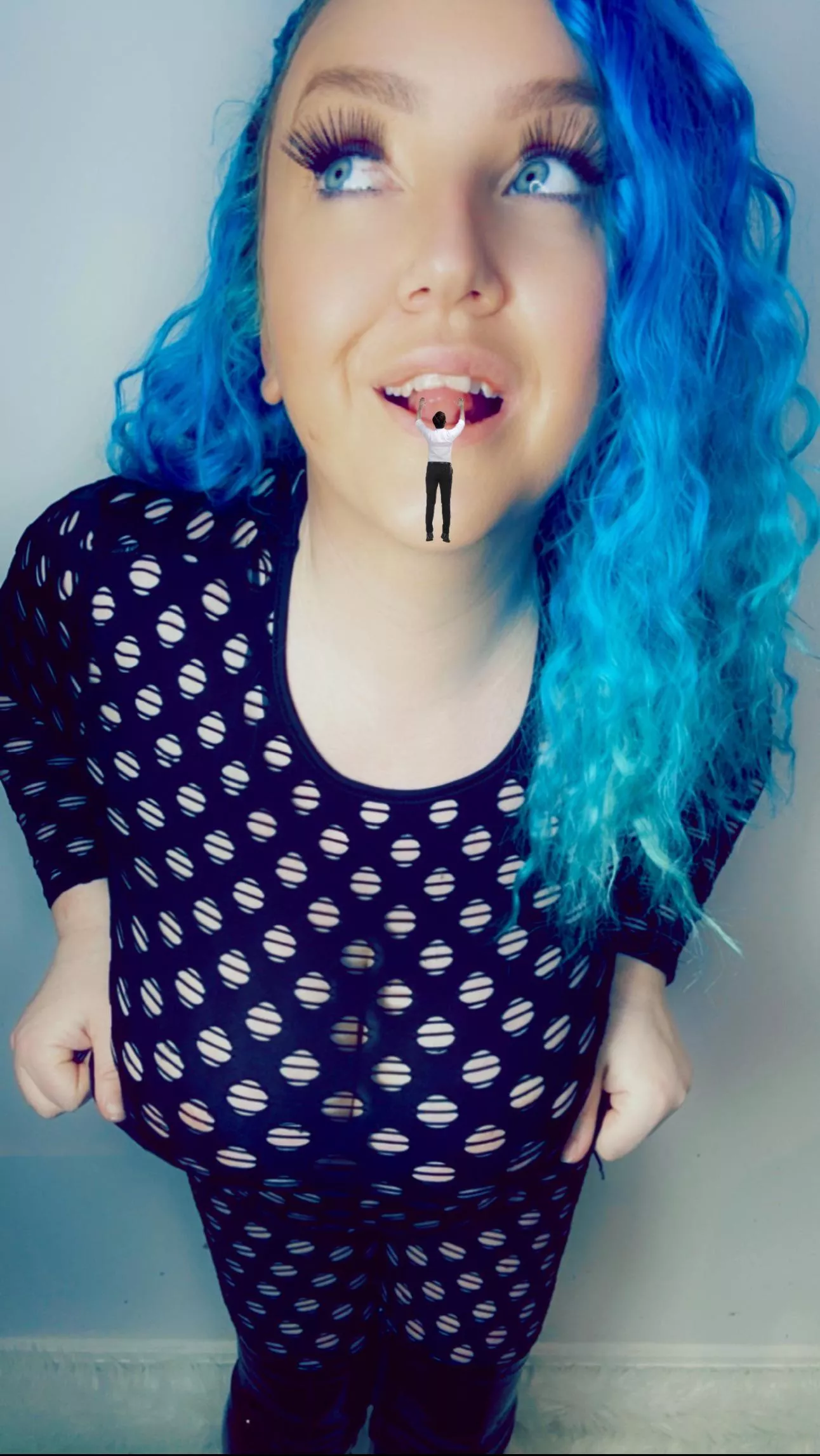 Shall I just swallow you hole or play with you on my tongue ?