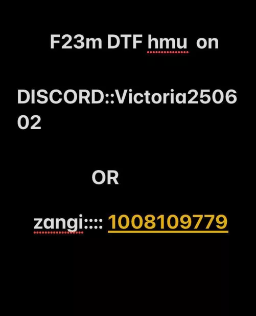 She’s DTF text her