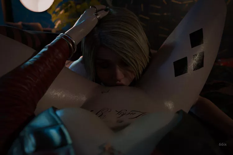 Supergirl Eating Harley Quinn (66ix) 