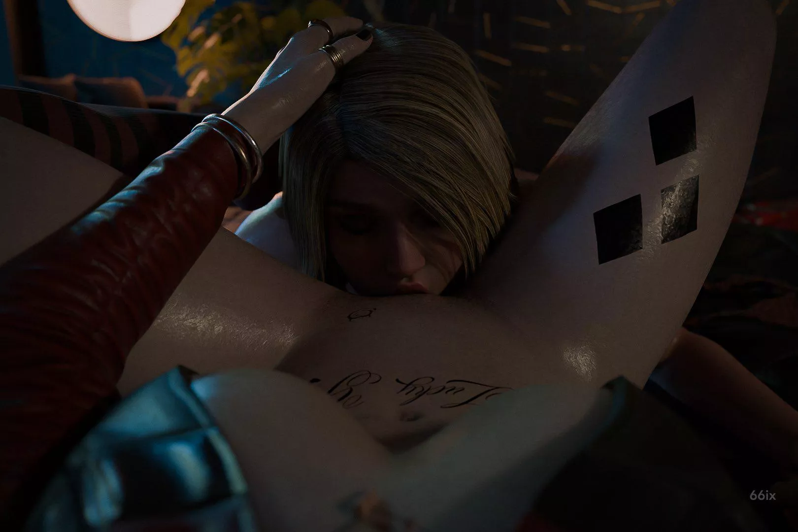 Supergirl Eating Harley Quinn (66ix) 