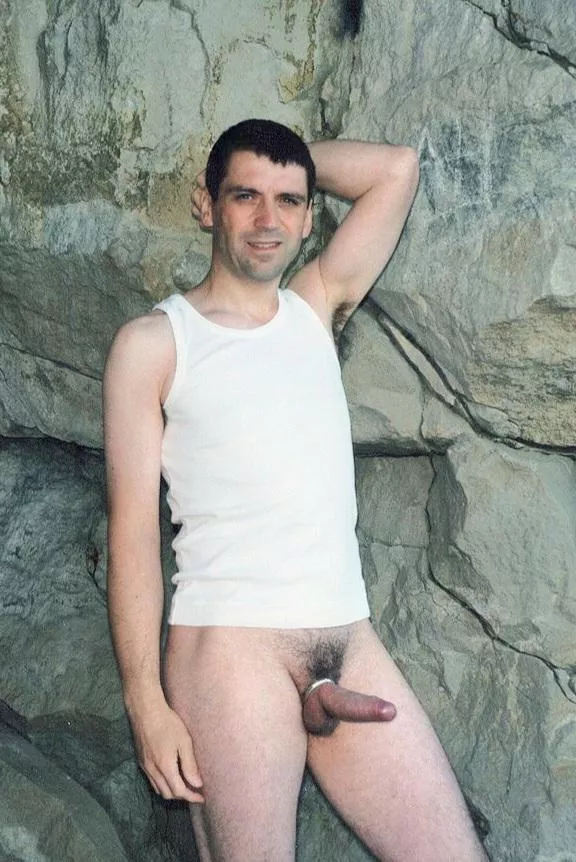 Taking a break on my hike 