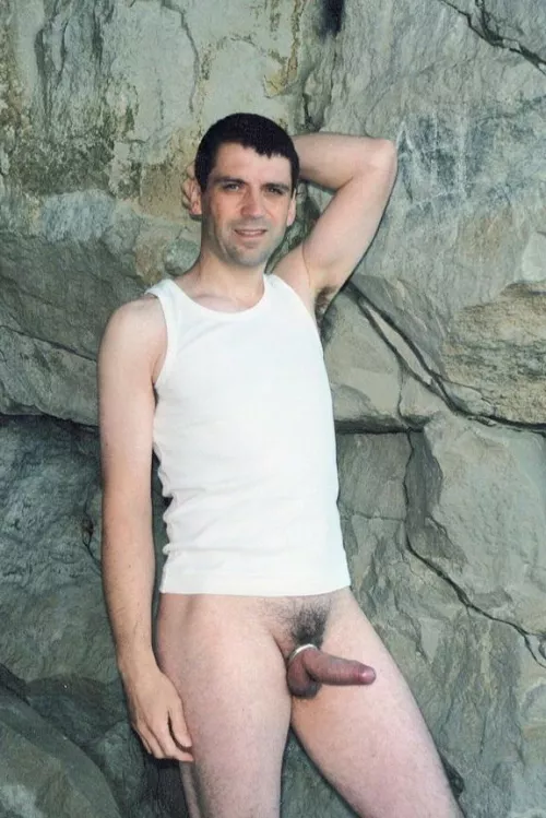 Taking a break on my hike 