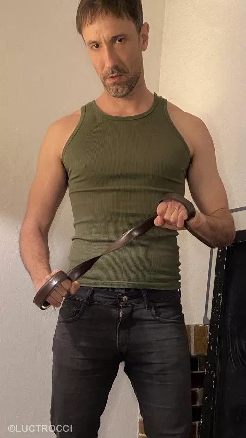 The belt doesn't just hold up my pants... it also holds up my decisions🔥