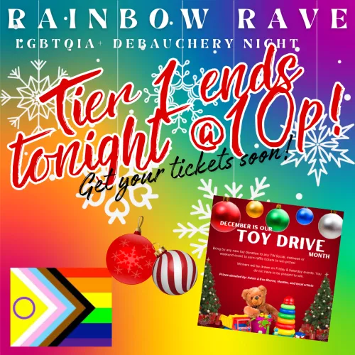 Tier 1 ends tonight 10p! Get your tickets for $30 till then! After 10p it goes up to $40....Gonna be a fun night, don't miss out!