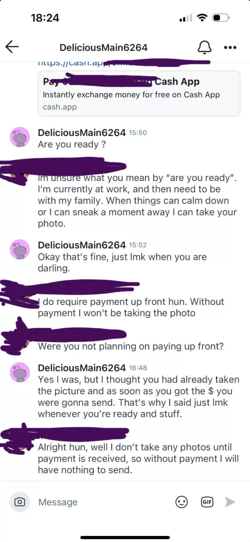 u/DeliciousMain6264 doesn’t seem to understand what “paying up front” means🙄 