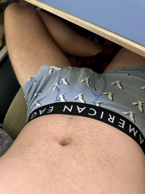 Working from home means getting to work in my underwear. 😏