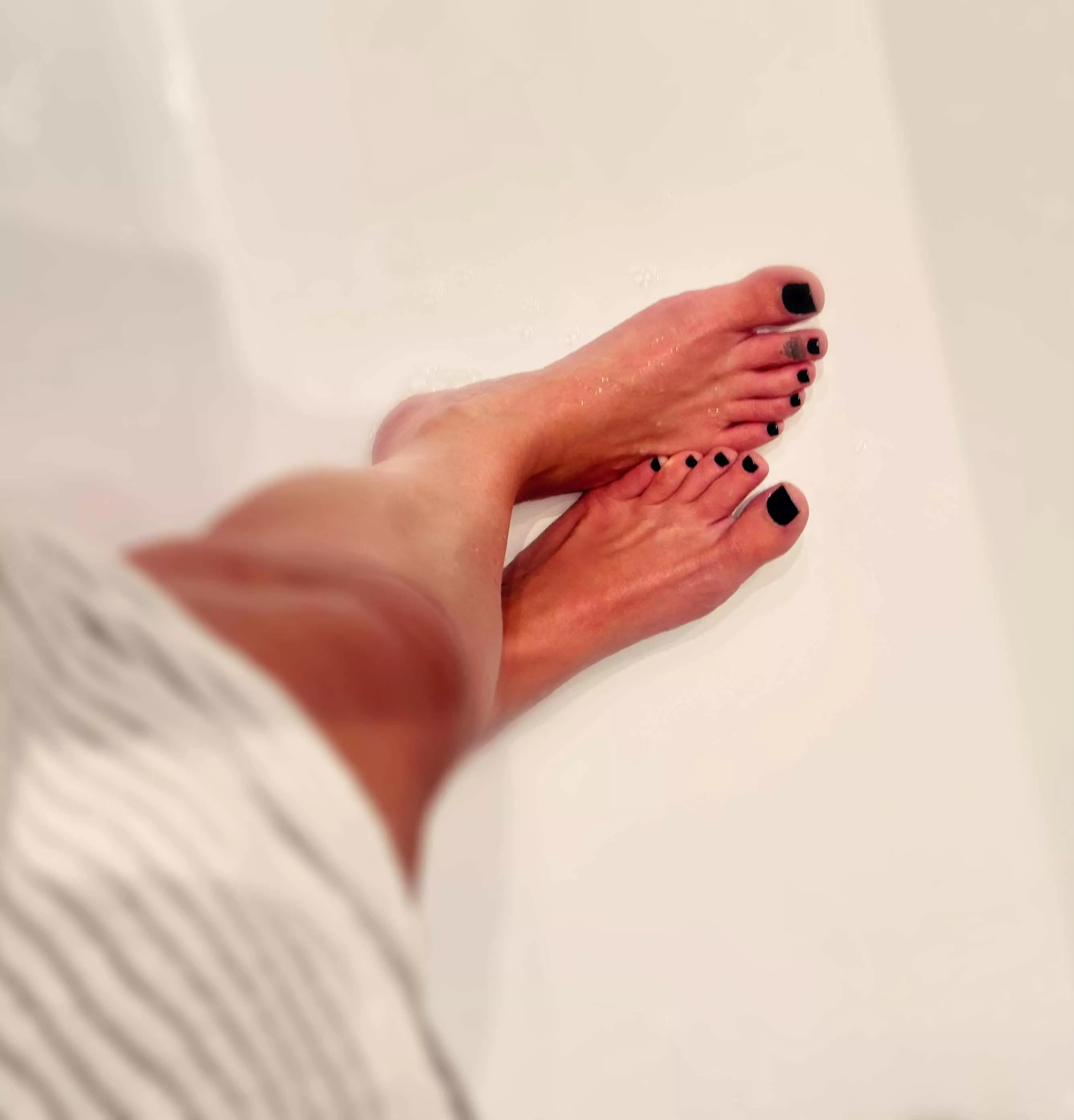 Would you prefer I dry off or stay wet?