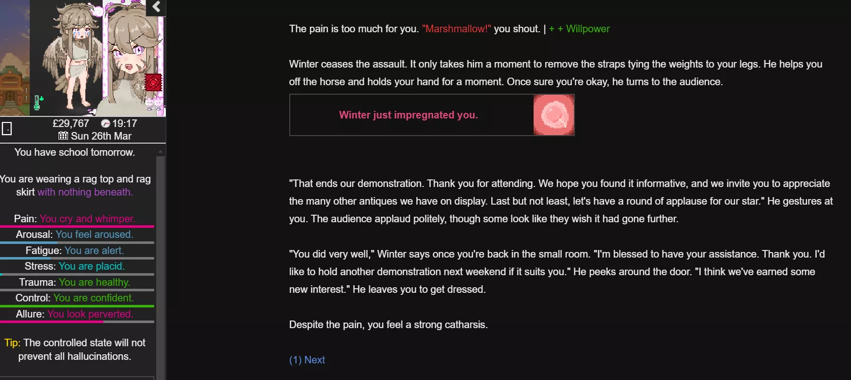 Yall i forgot i had silly pregnancy on (╥﹏╥) 