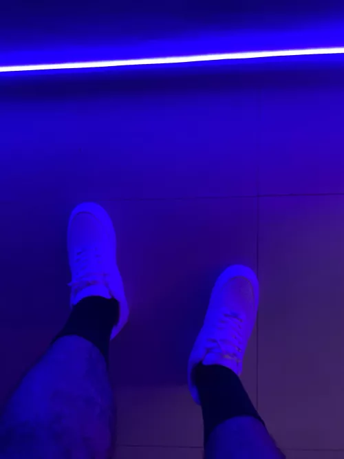 About to go to a party with my  Brand New AF1!, it’ll be a shame if they get some of my cum on them when I am giving u a headshot. Would u lick them clean?