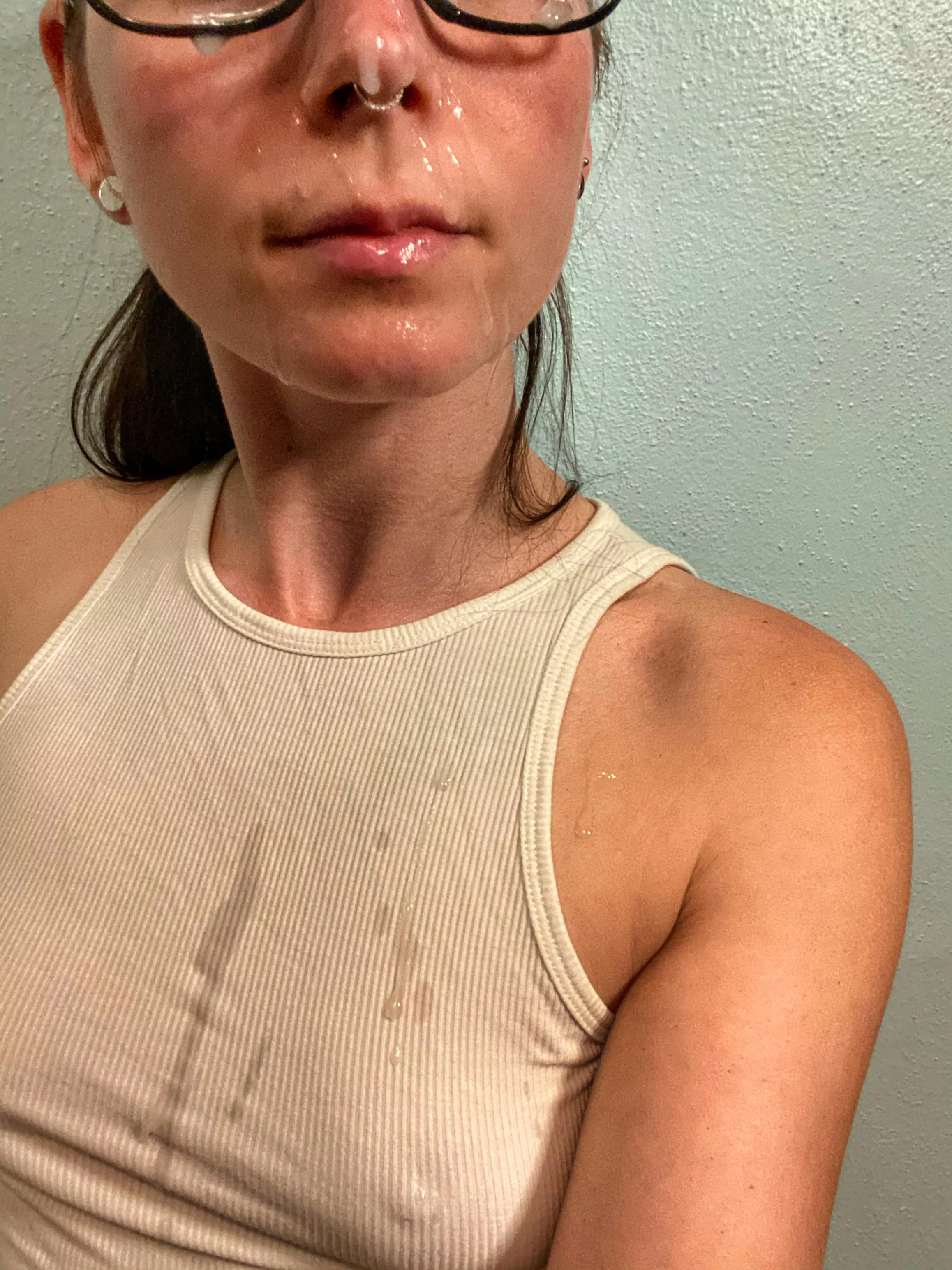 Always fun getting a big facial