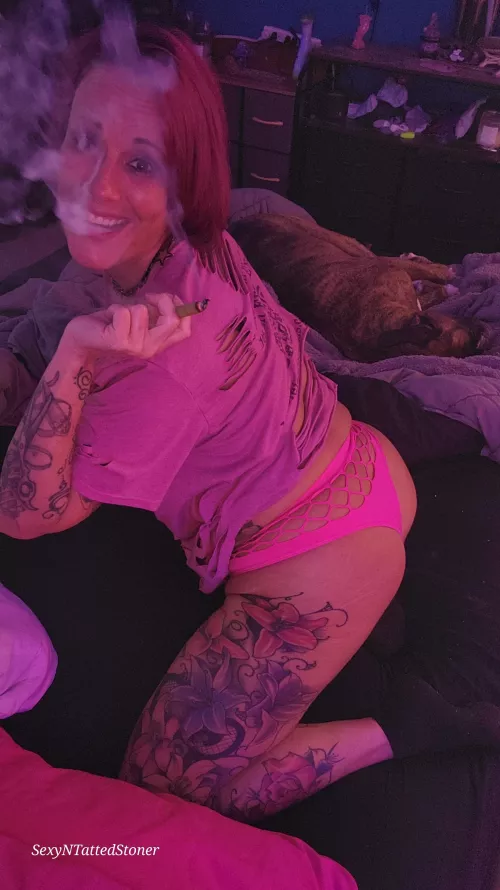 Anyone else crazy horny & high right now... 