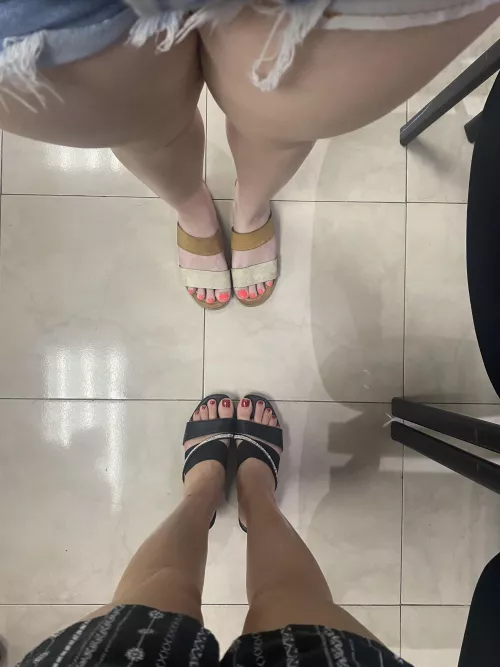 Do you approve of our pedicures? 