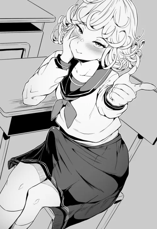 Do you think I can't see the hunger in your eyes, you silly pervert? Let's go to the bathrooms and you'll get what you want~