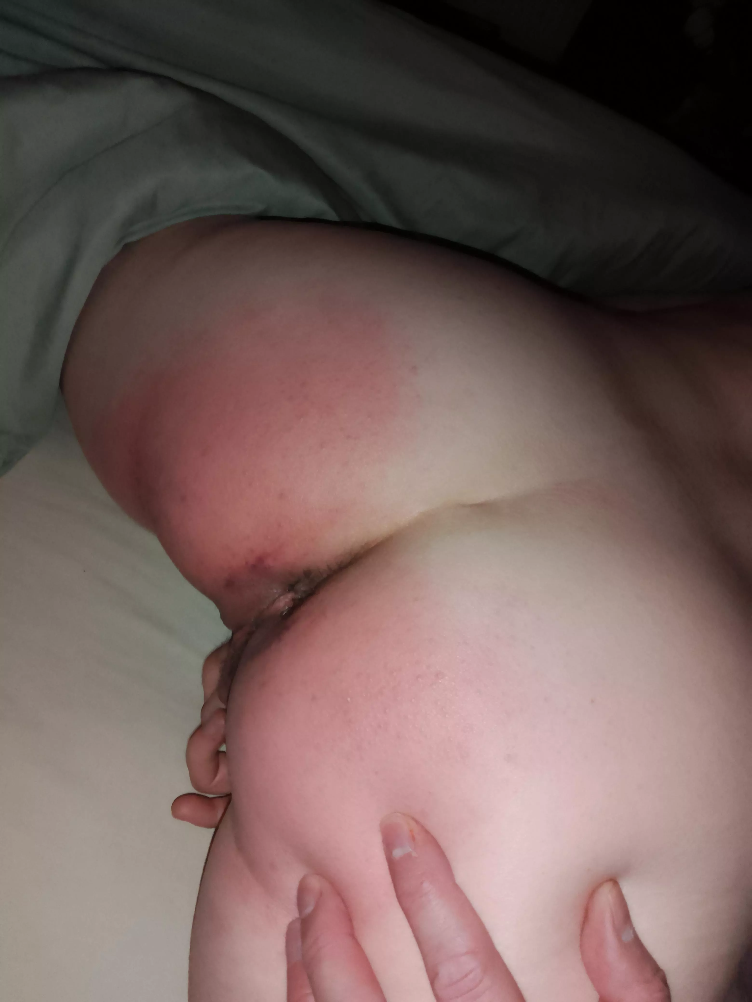 Further to yesterdays post, warming her up with a little O T K before the crop 