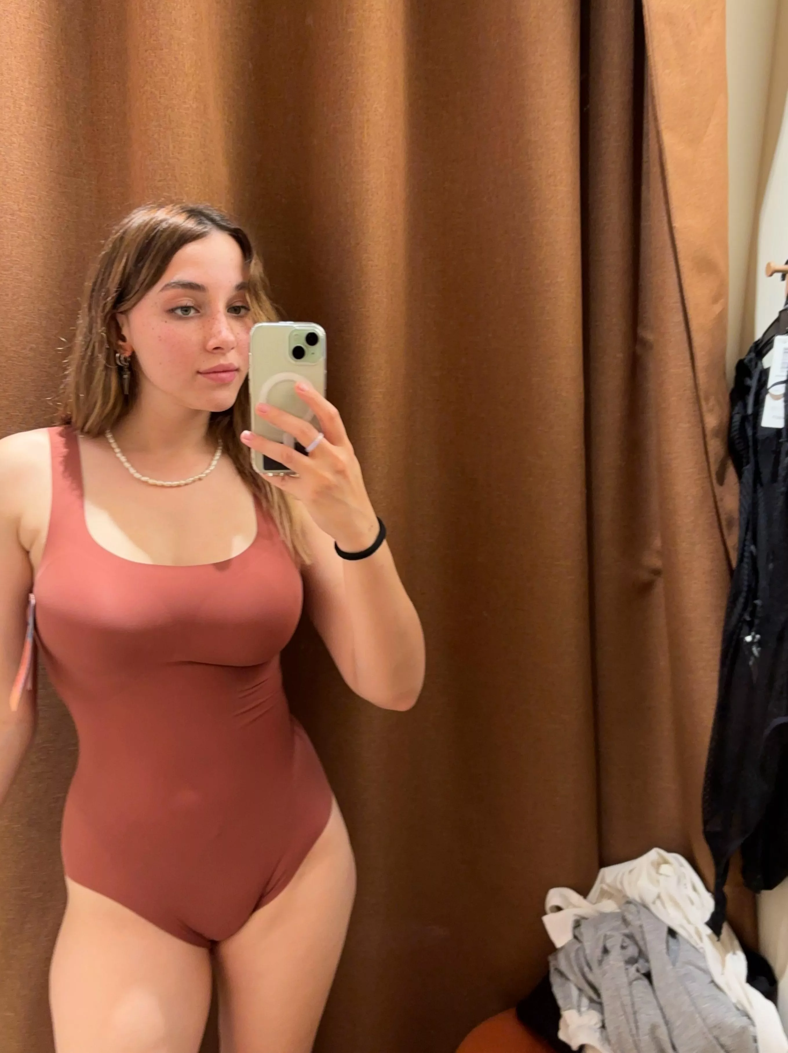 Guess I look good in these but I look much hotter without this piece lol