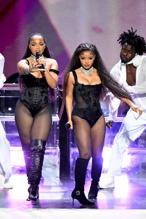 Halle Bailey Nip Slip