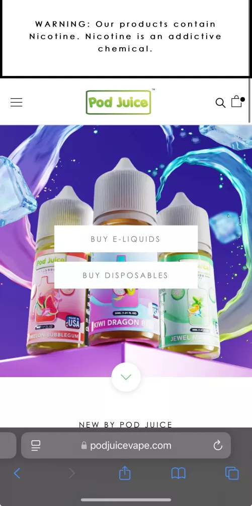 Hi everyone, I have a question is the podjuicevape(.)com legit?