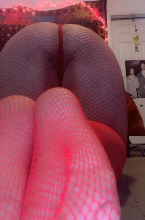 I have a feeling these fishnets wouldn’t last long with us 🙈👀