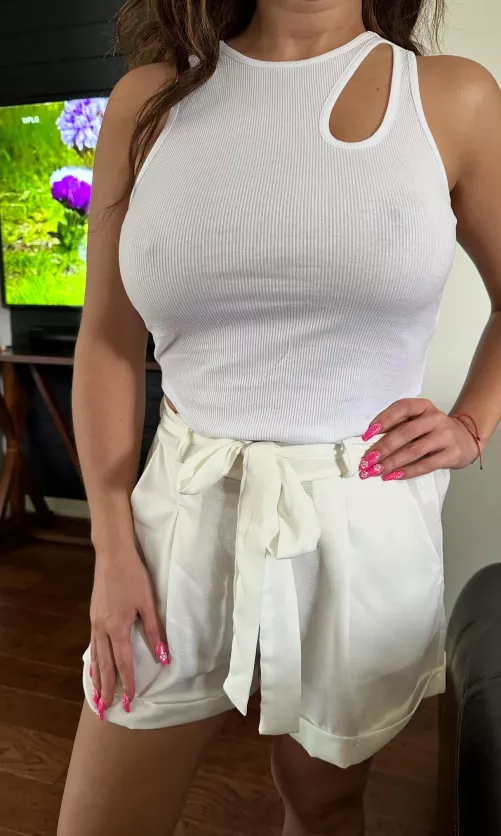 Love going out braless on sundays.  