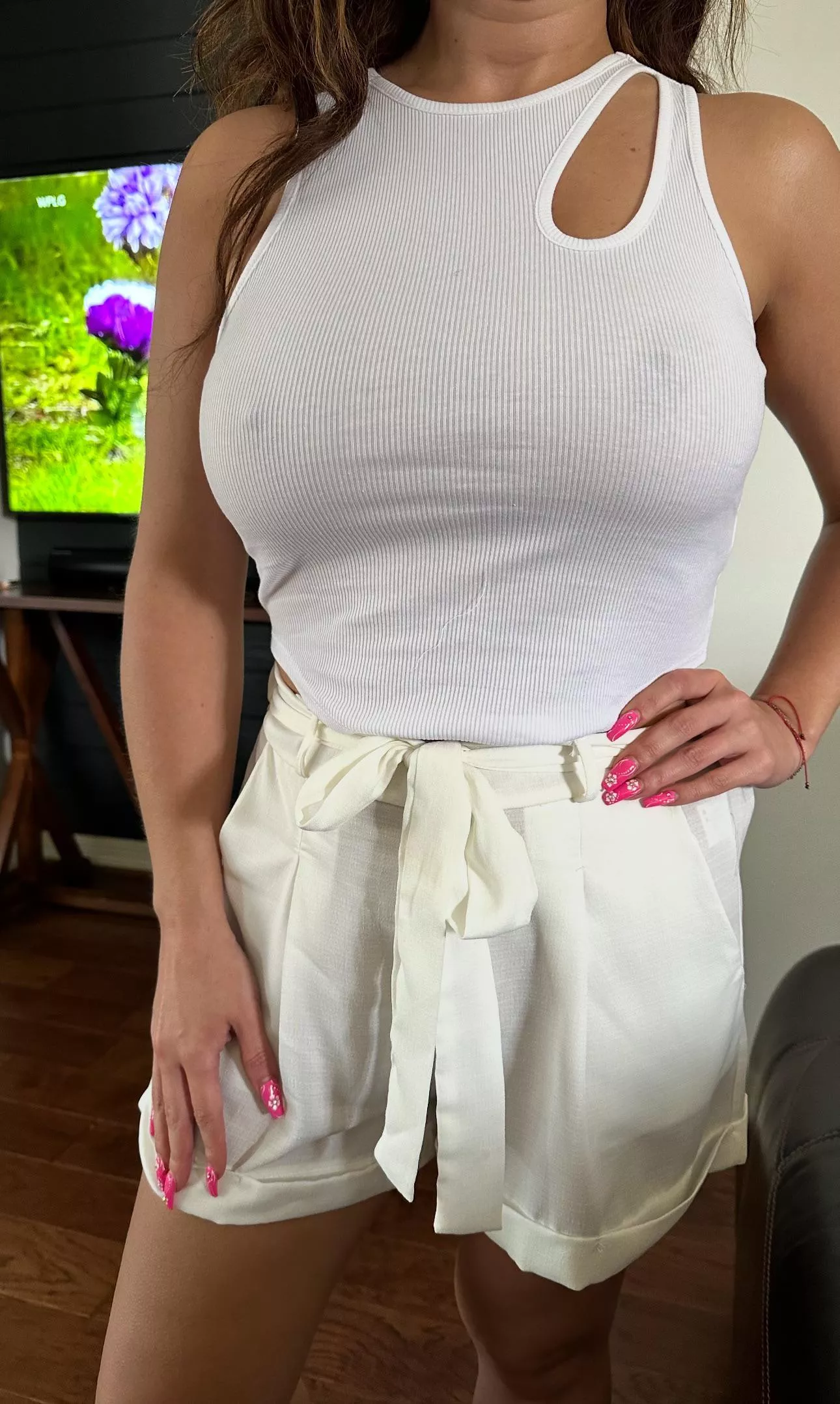 Love going out braless on sundays.  