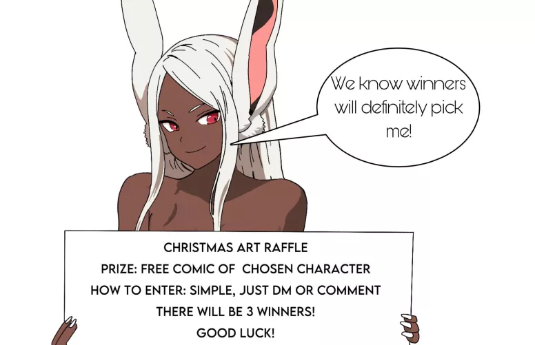 Mirko announcing Christmas raffle