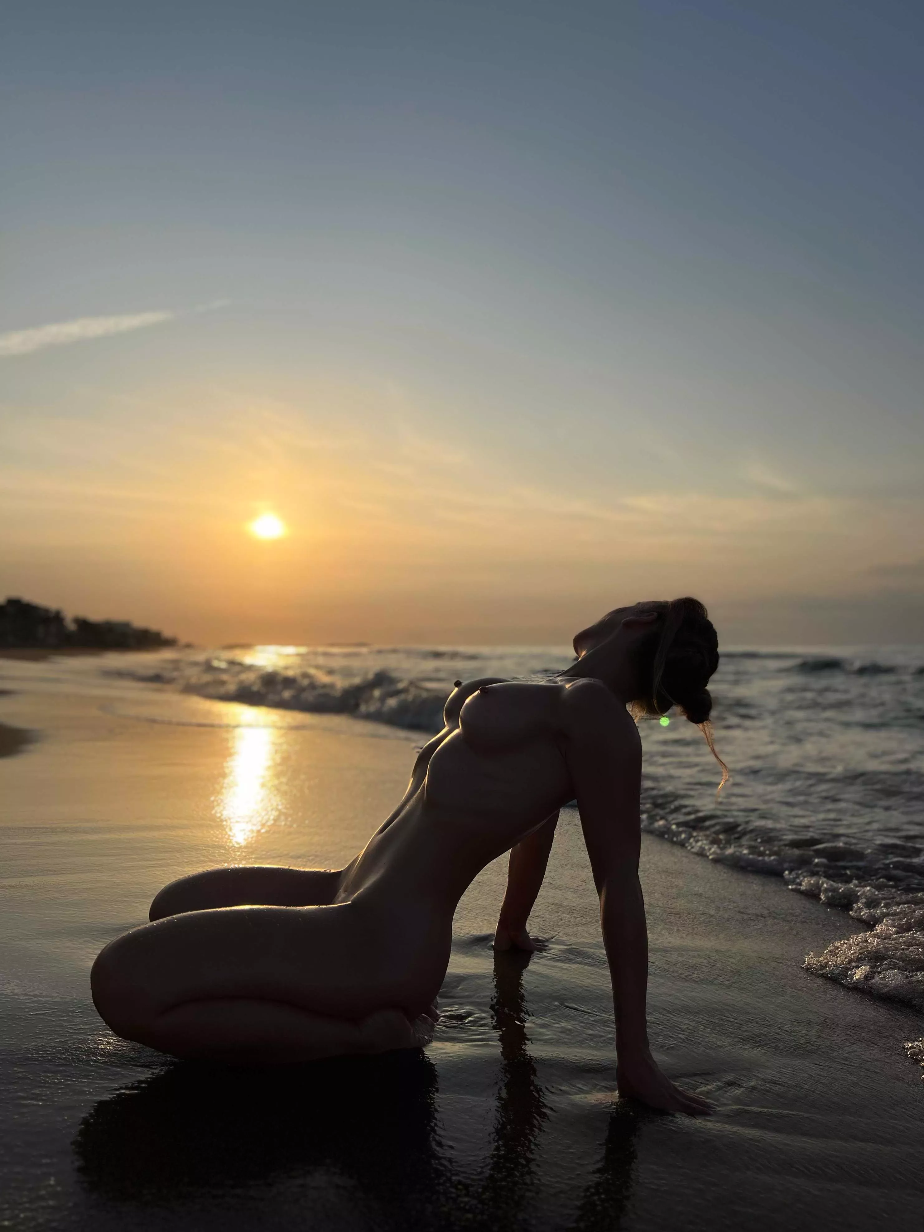 Nothing compares to greeting the sunrise naked, kissed by waves and the sea breeze