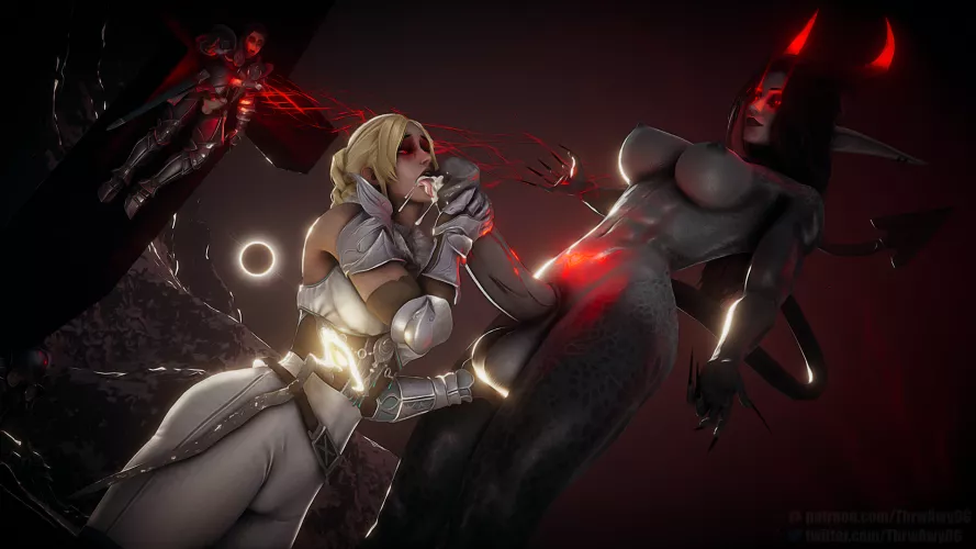 [OC] Healer 'failed' her saving throw against the Succubus :(