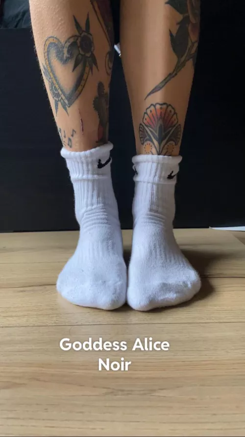 White nike socks are my fave. Yours too?