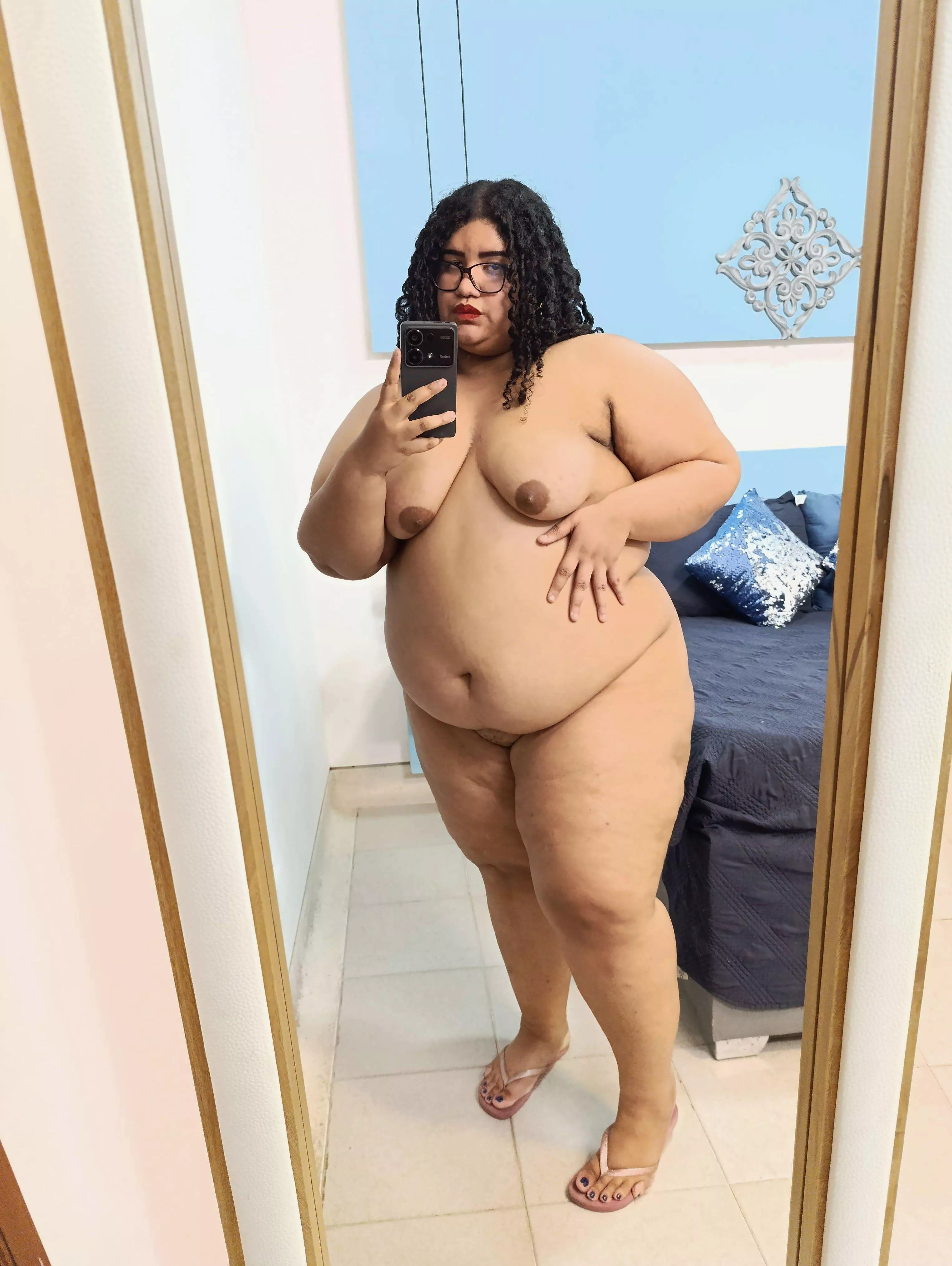 your chubby friend shows you her body, how will you respond?