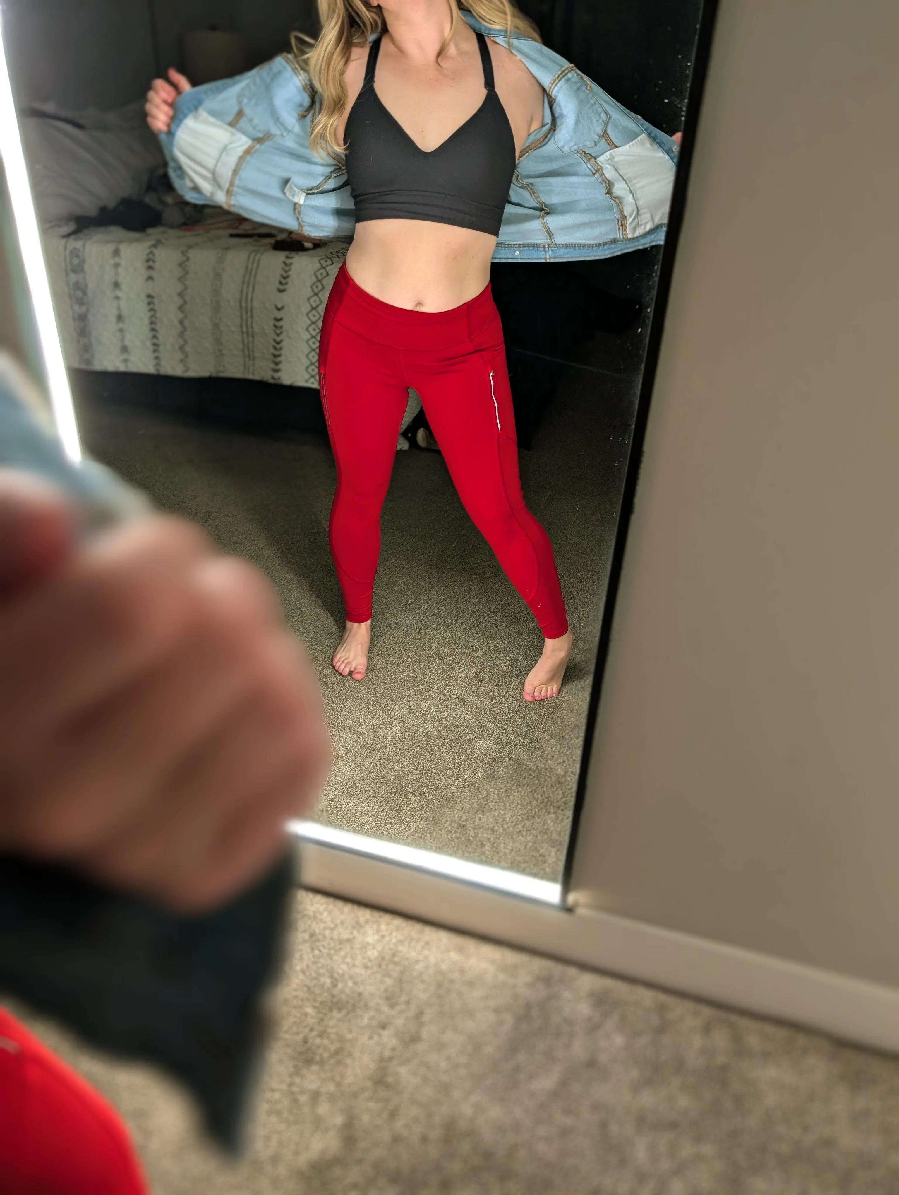 A little flash for what people at the gym will get to see!