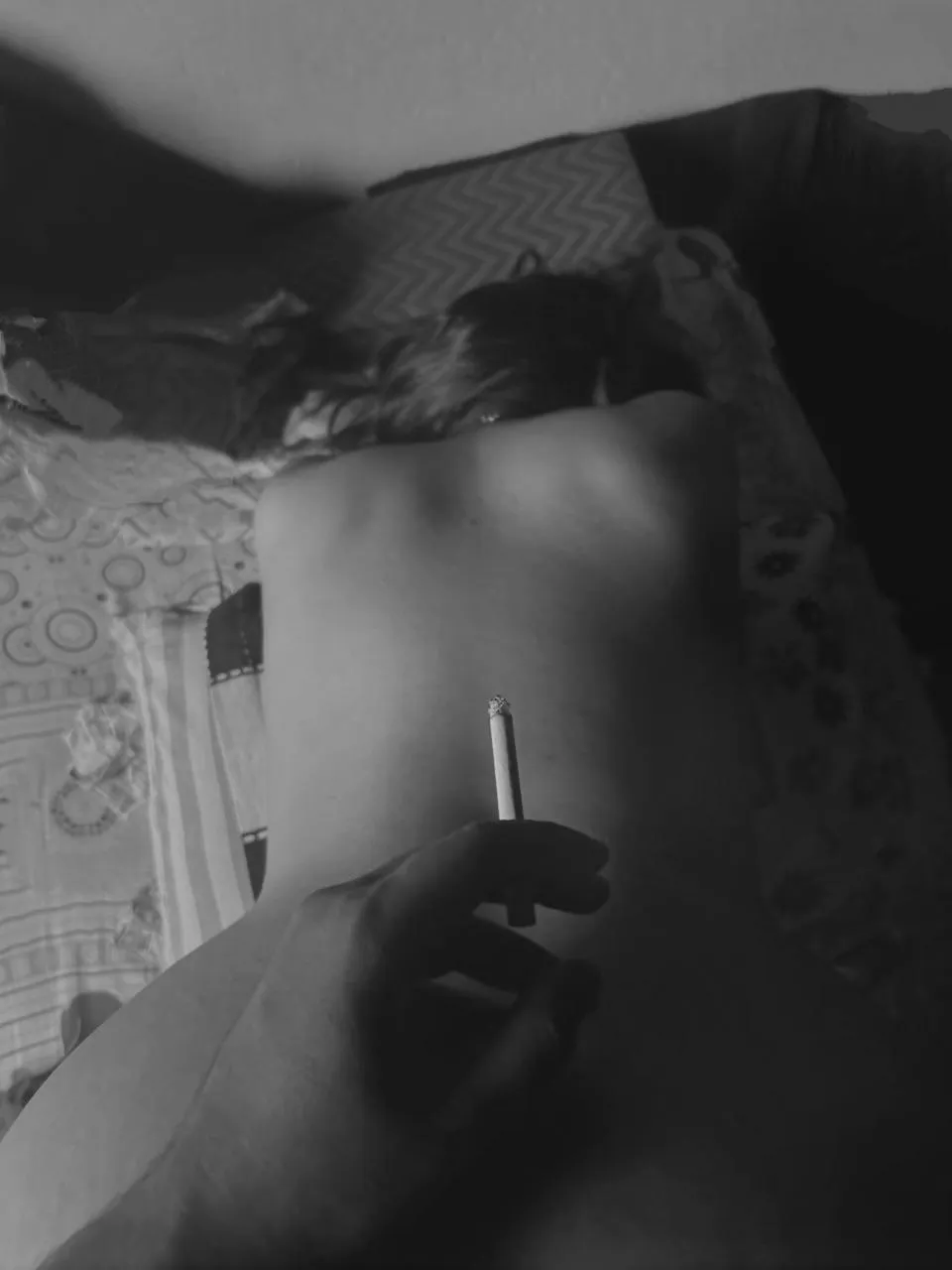 cigarette with her is the perfect combo