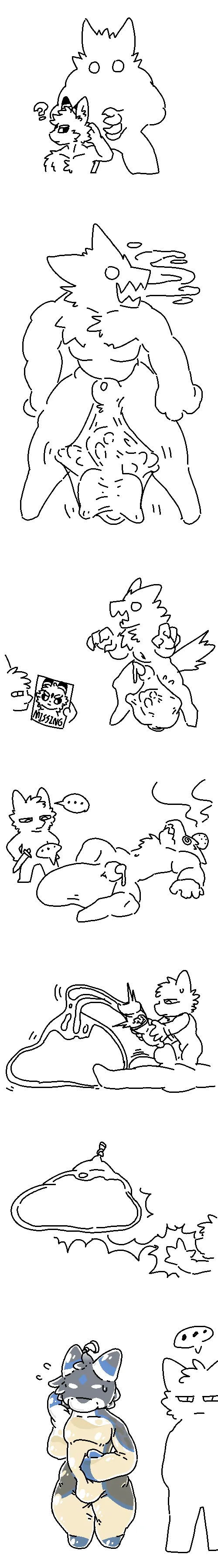 Cum Golem (Art by DrDragonTim)