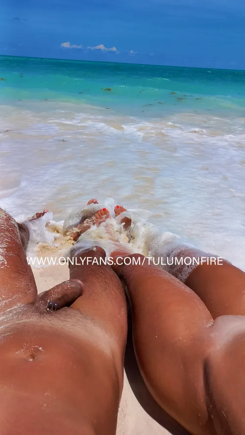 Do you want to follow our adventures in the Mexican Caribbean and the beautiful beaches of Brazil? (OC)