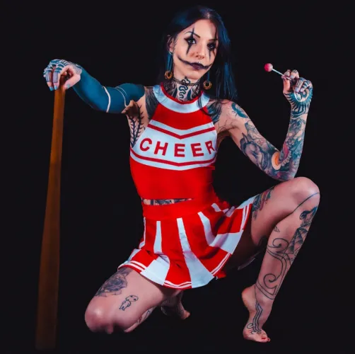 Ever had a goth cheerleader?