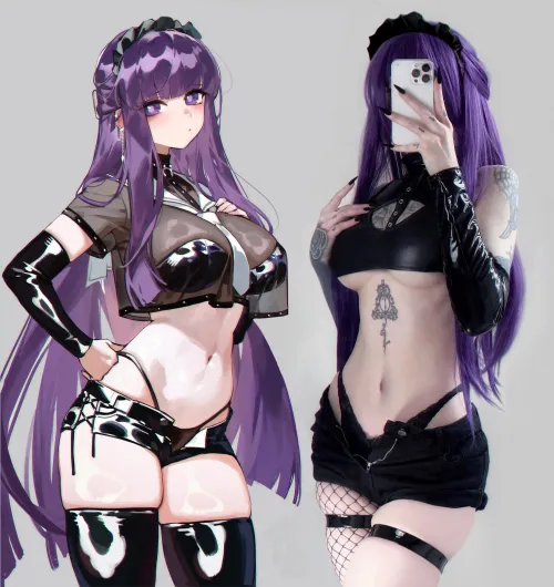 Gothic Fern by Lunara_Fawn