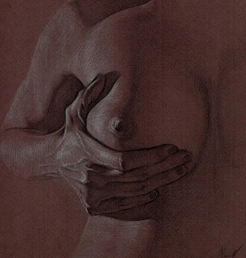 'Hand study n°6', by me.